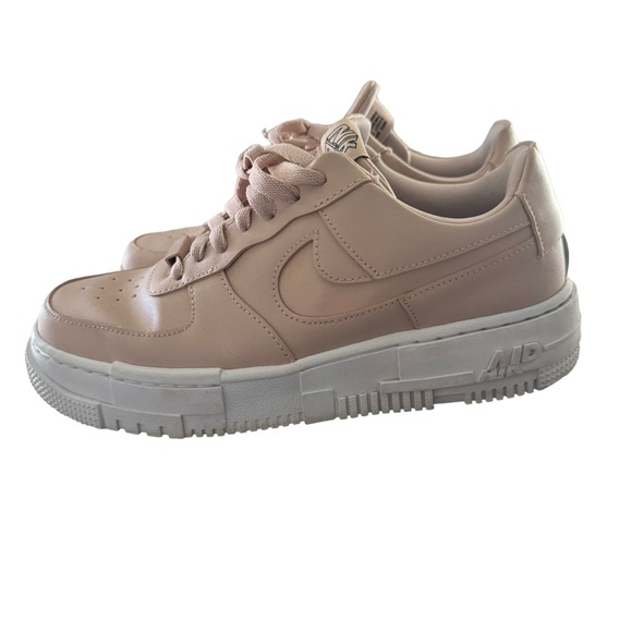 Nike Air Force 1 Pixel Sneakers Particle Beige White Size 9 - Picture 6 of 11